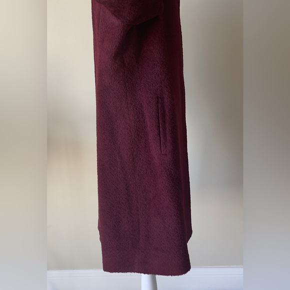 Sofia Cashmere Stand Collar Shaped Alpaca & Wool Blend Coat NWOT Size 14 - Picture 10 of 14